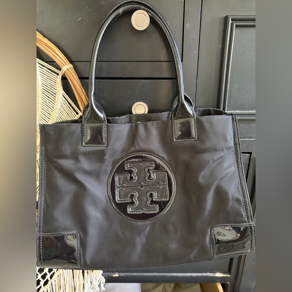 Tory Burch Small Nylon Ella Tote 13 inches - Picture 1 of 6